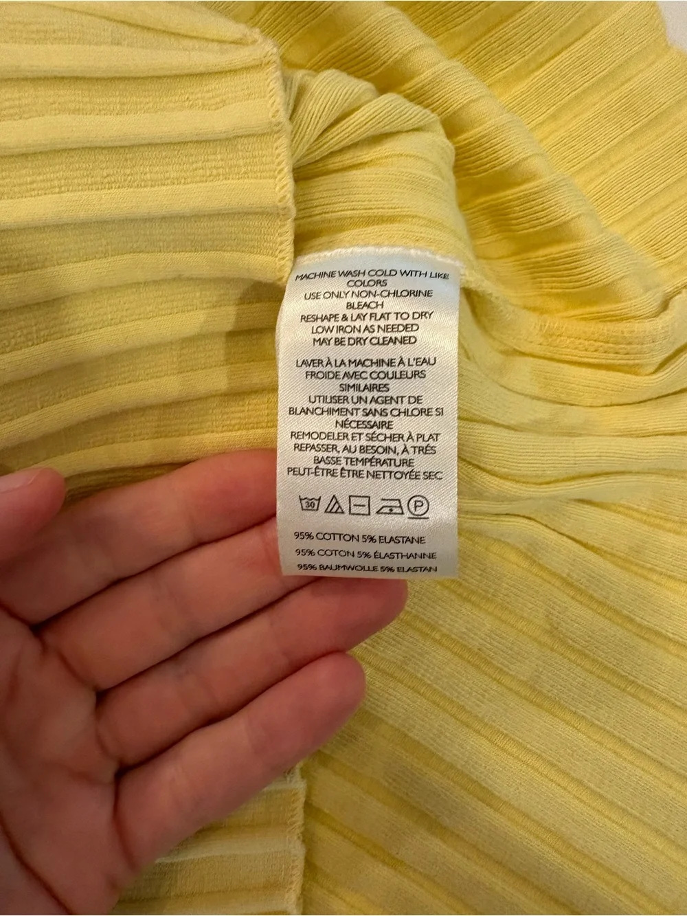 Free People Sleeveless Ribbed Button-Up Top - Pale Yellow